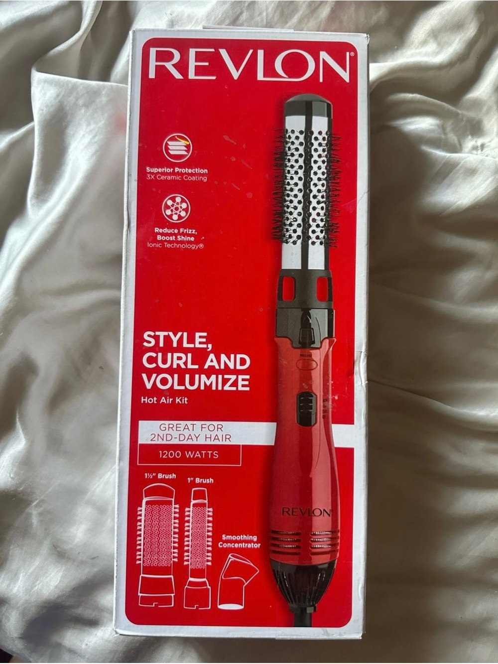 Revlon Red and Black Hot Air Styling Brush Kit
